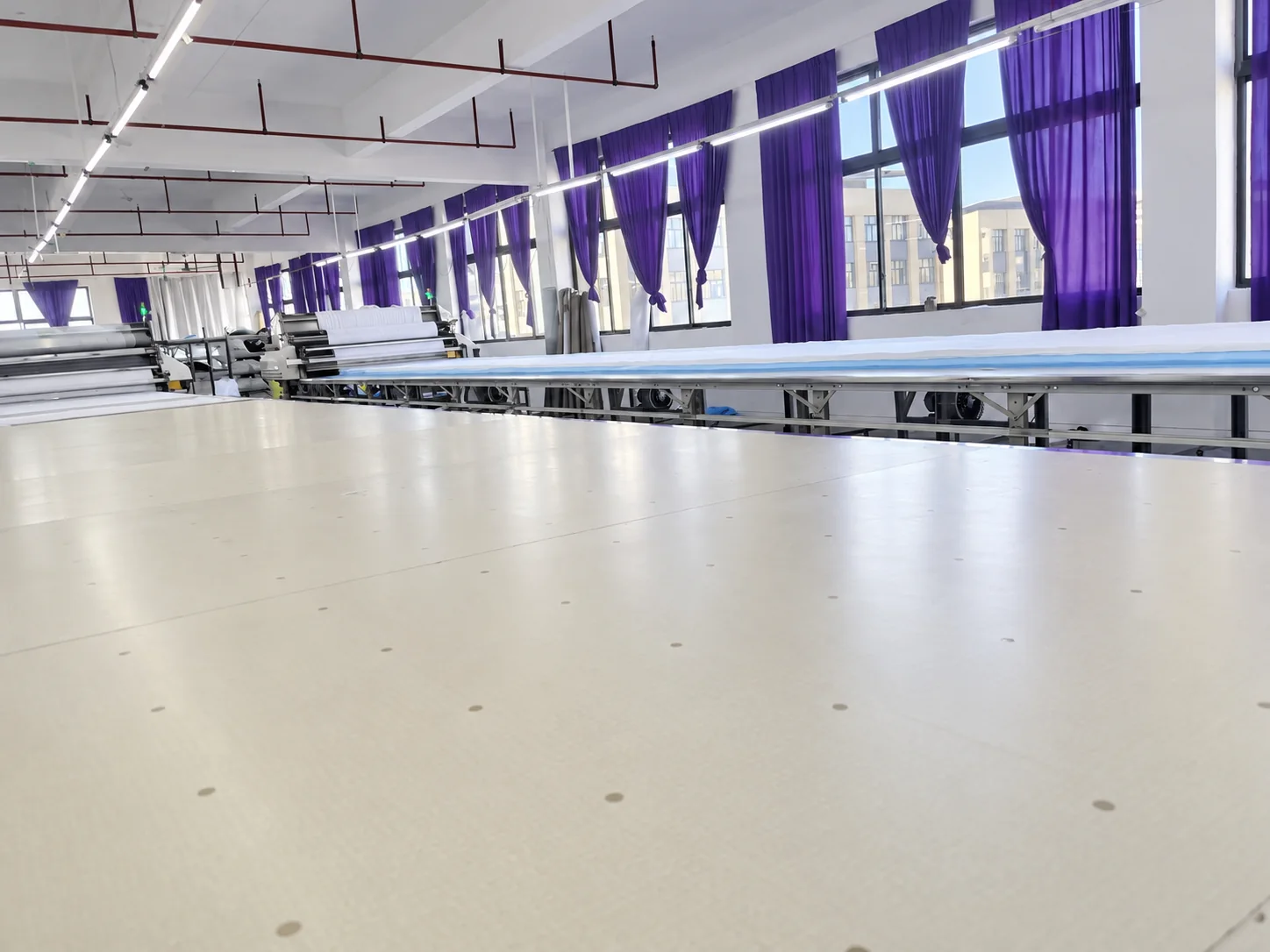 JGKIT fabric cutting and preparation area