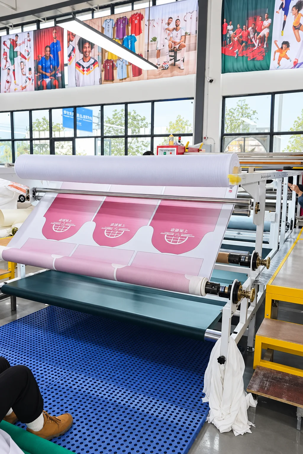 JGKIT sportswear digital printing and sublimation area