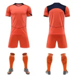 2603 Orange Blank Soccer Jersey