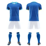 404 Blue Blank Soccer Jersey