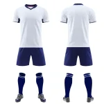 409 White Blank Soccer Jersey