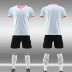 2553 White Blank Soccer Jersey