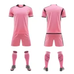 2592 Pink Blank Soccer Jersey