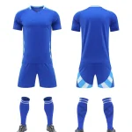 402 Blue Blank Soccer Jersey
