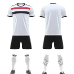 2513 White Blank Soccer Jersey