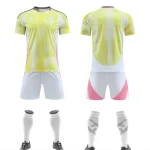 2557 Yellow Blank Soccer Jersey