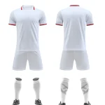 2567 White Blank Soccer Jersey