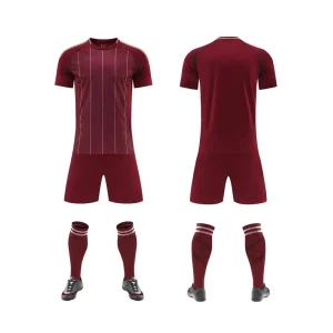2588 Red Blank Soccer Jersey