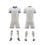 2537 White Blank Soccer Jersey