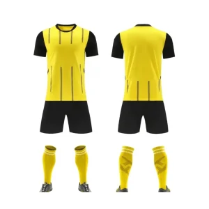 2521 Yellow Blank Soccer Jersey