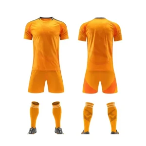 2507 桔色 Blank Soccer Jersey