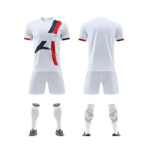 2517 White Blank Soccer Jersey