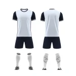 2546 White Blank Soccer Jersey