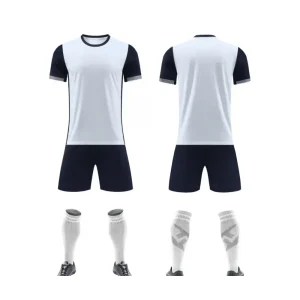 2546 White Blank Soccer Jersey