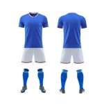 407 Blue Blank Soccer Jersey