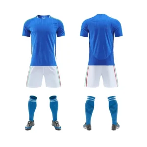 425 Blue Blank Soccer Jersey