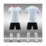 2553 White Blank Soccer Jersey