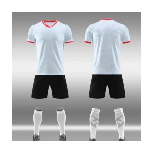 2553 White Blank Soccer Jersey