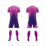 414 Purple Blank Soccer Jersey
