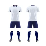 409 White Blank Soccer Jersey
