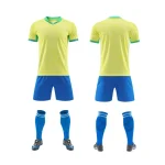 403 Fluorescent yellow Blank Soccer Jersey