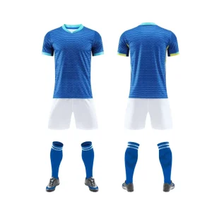 404 Blue Blank Soccer Jersey