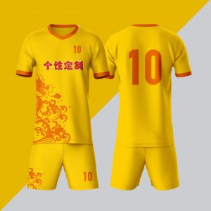 Custom digital print soccer training jersey LBDZ-F-003 front and back