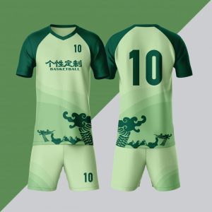 Custom digital print soccer training jersey LBDZ-F-004 front and back