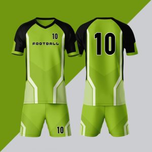 Custom digital print soccer training jersey LBDZ-F-007 front and back