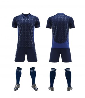 Blue Blank Soccer Jersey Set for Team Customization - Style 4478119