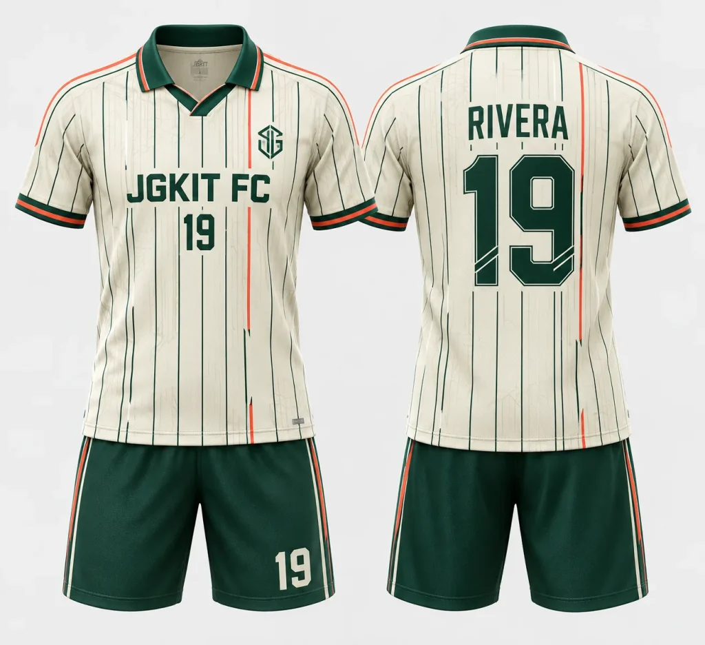 Premium Pinstripe Custom Soccer Kit JG-DP-SC-012