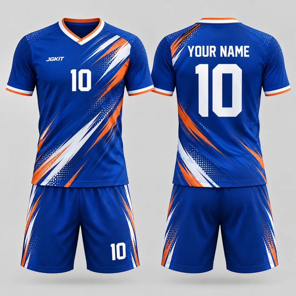 Diagonal Strike Custom Soccer Kit JG-DP-SC-016
