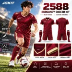 2588 Burgundy Soccer Kit – Ready Stock & Custom Teamwear
